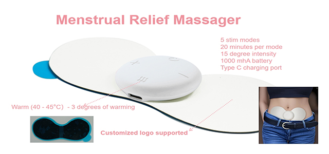 Menstrual Relief Massager for Female Period Pain Relief